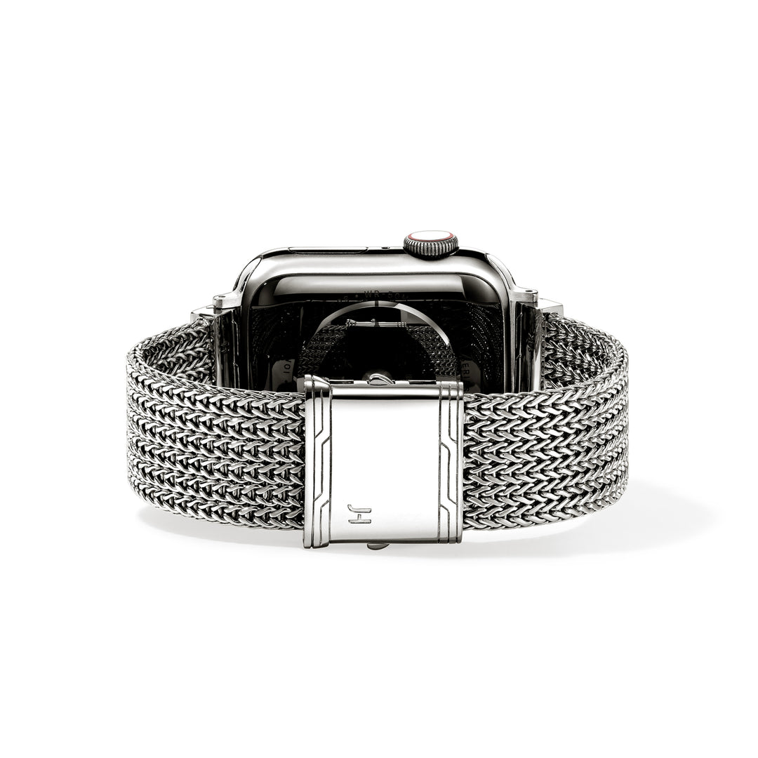Smart Watch Strap, Sterling Silver, 18 MM