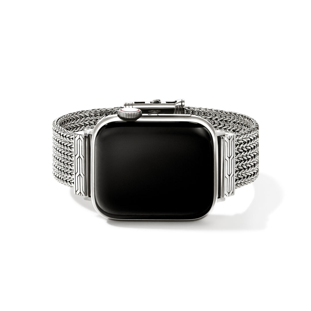 Smart Watch Strap, Sterling Silver, 18 MM
