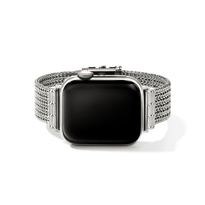 Smart Watch Strap, Sterling Silver, 18 MM