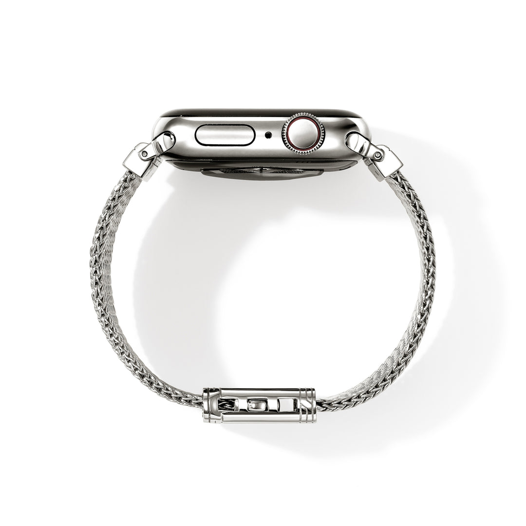 Smart Watch Strap, Sterling Silver, 18 MM