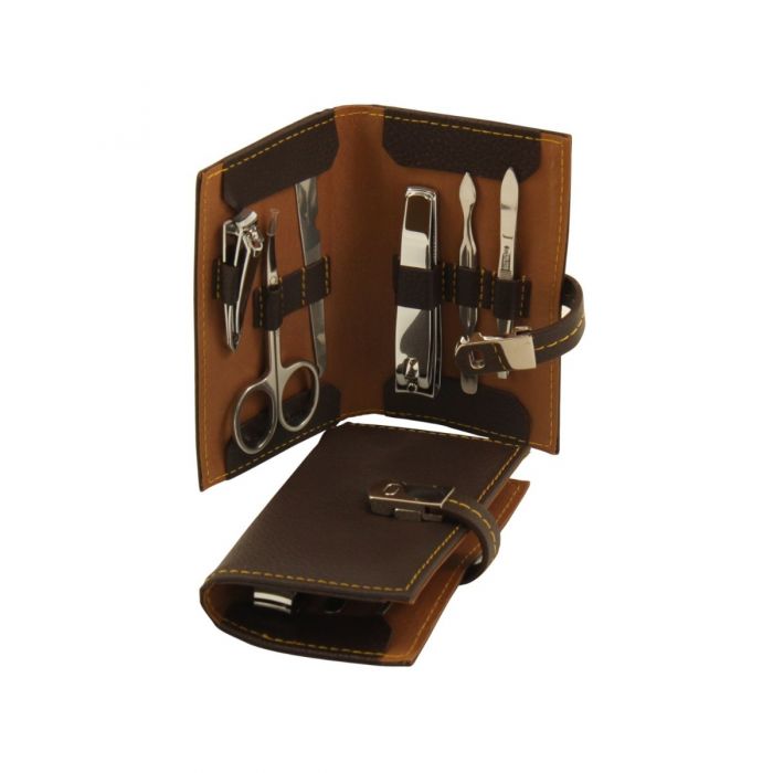 James Leather Manicure Set